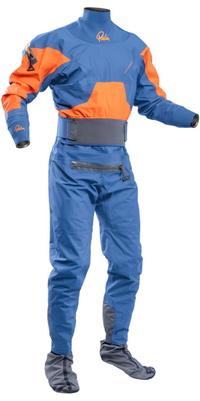 2026 Palm Mens Fuse Action Kayak Drysuit 13811 - Navy / Mandarin